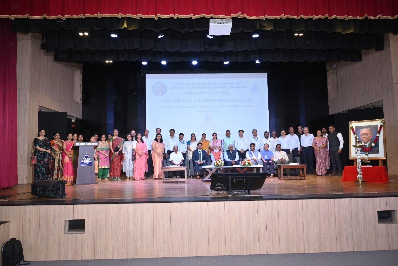 Late Prof. (Dr.) A. D. Shinde Memorial Lecture On Synergy of Roots and Wings in Shaping the Future of Indian Higher Education by  by Prof. Anil D. Sahasrabudhe, Chairman, Executive Council, NAAC