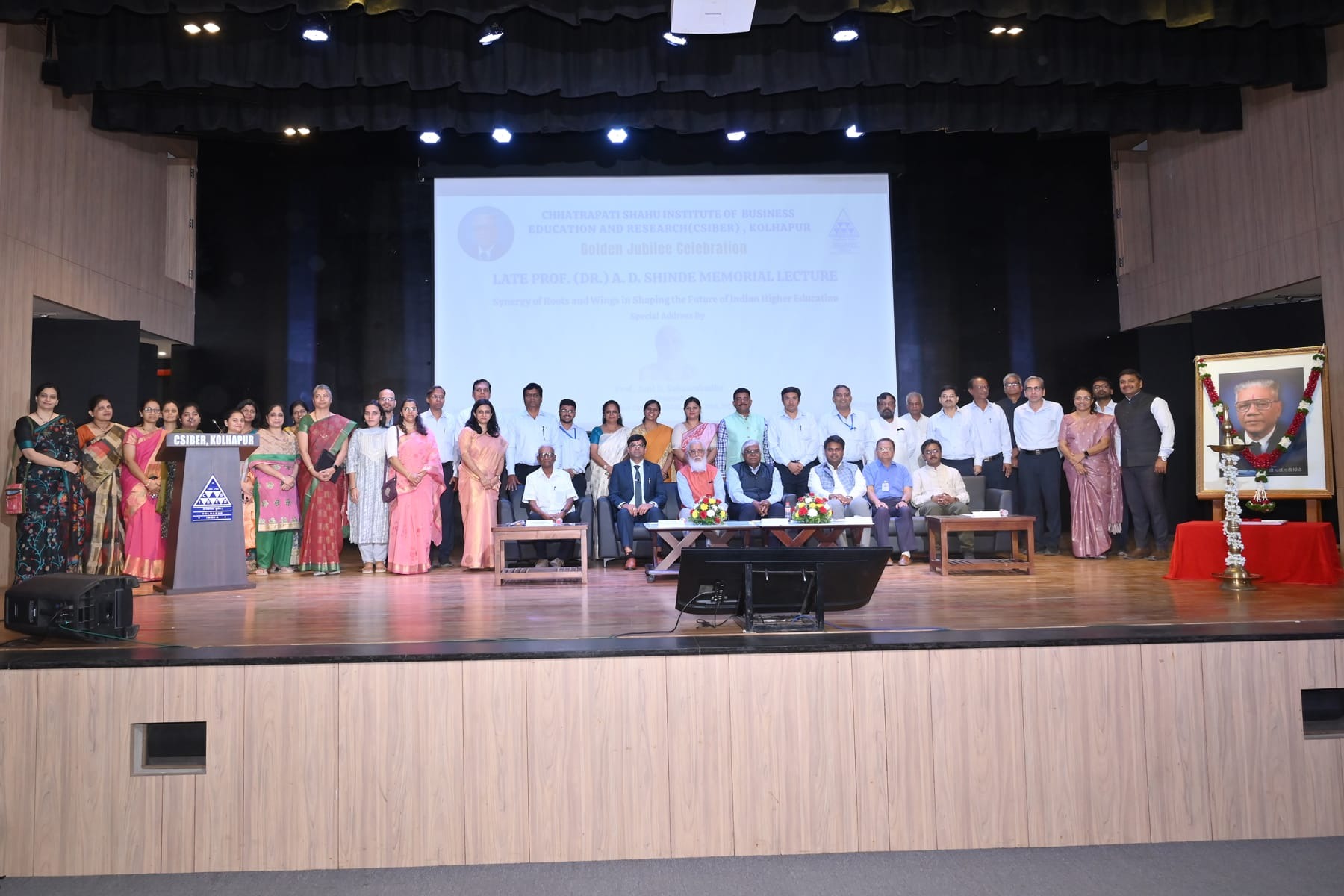 Late Prof. (Dr.) A. D. Shinde Memorial Lecture On Synergy of Roots and Wings in Shaping the Future of Indian Higher Education by  by Prof. Anil D. Sahasrabudhe, Chairman, Executive Council, NAAC